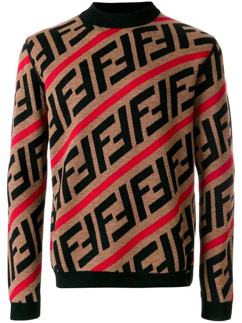 fendi red sweater